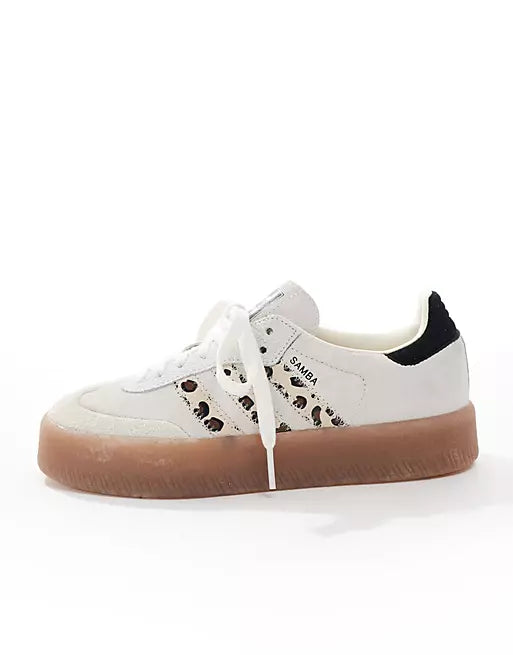 Adidas Sambae Leopard OffWhite