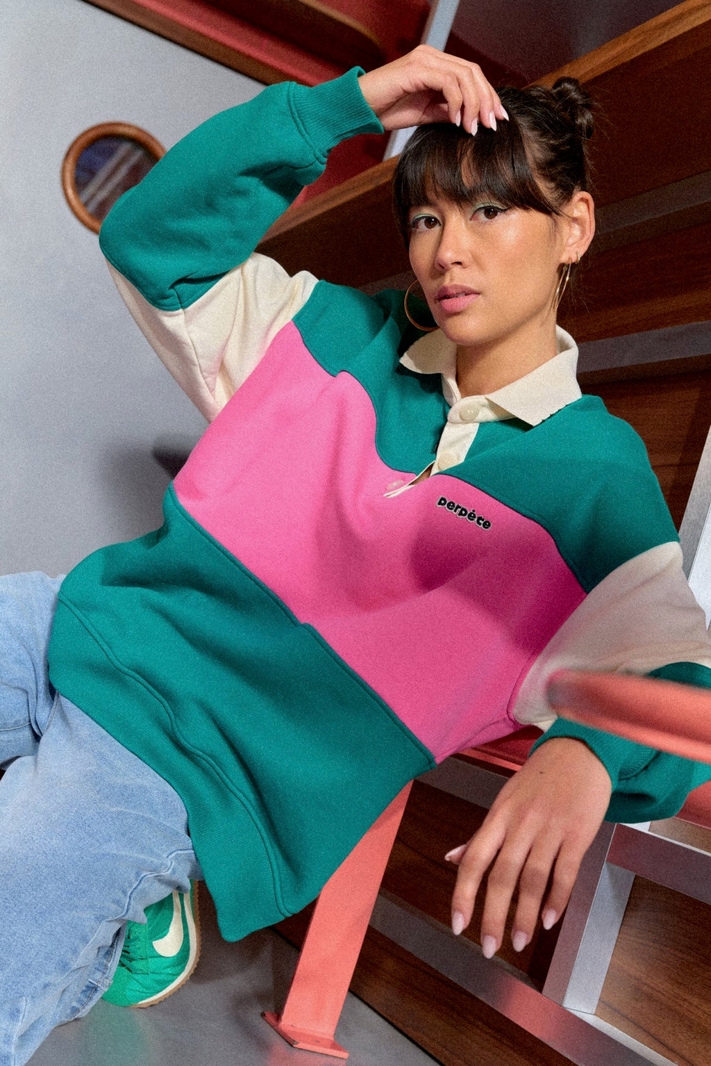 SWEAT LINDA VERT