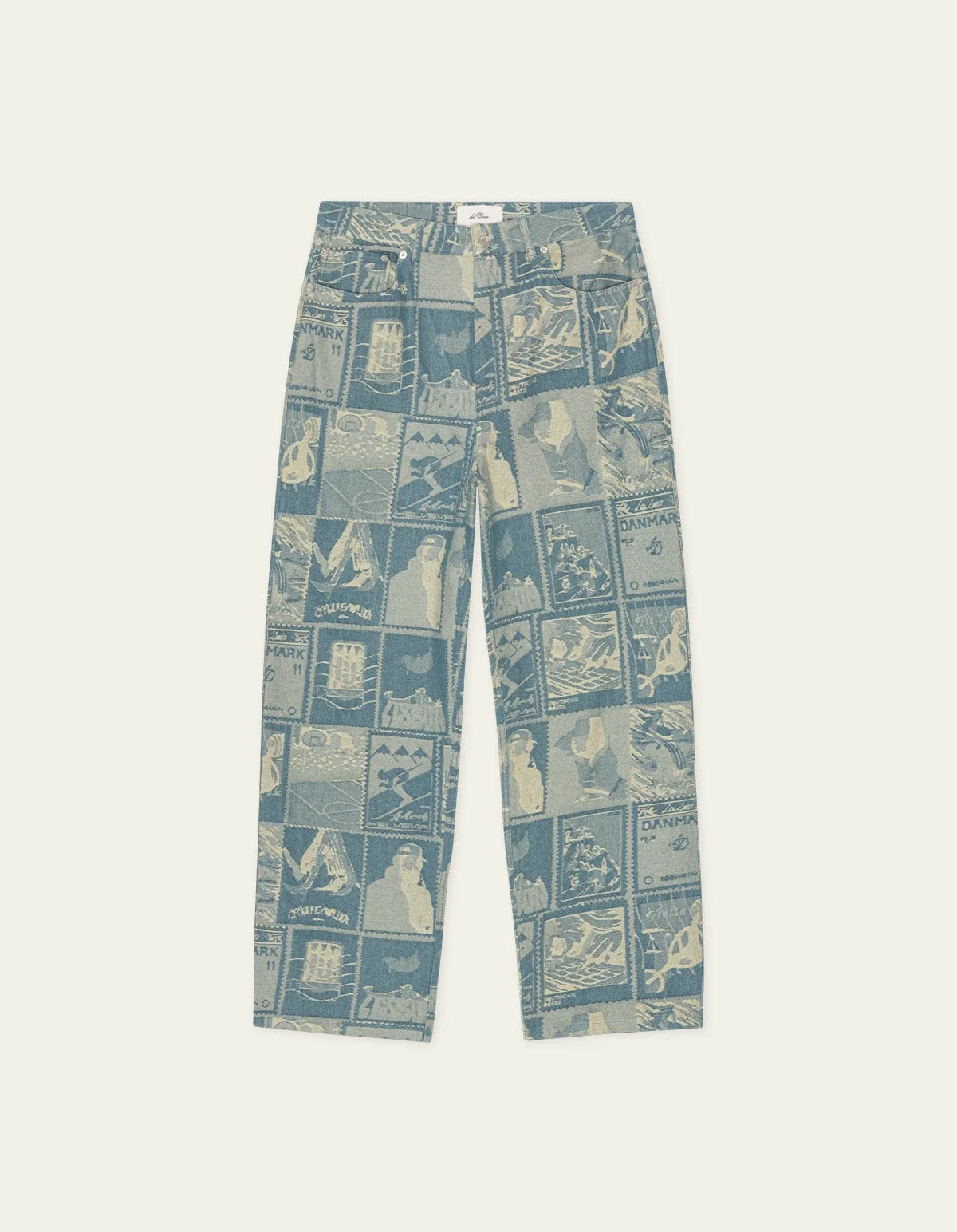 Roi Stamp Jacquard Jeans