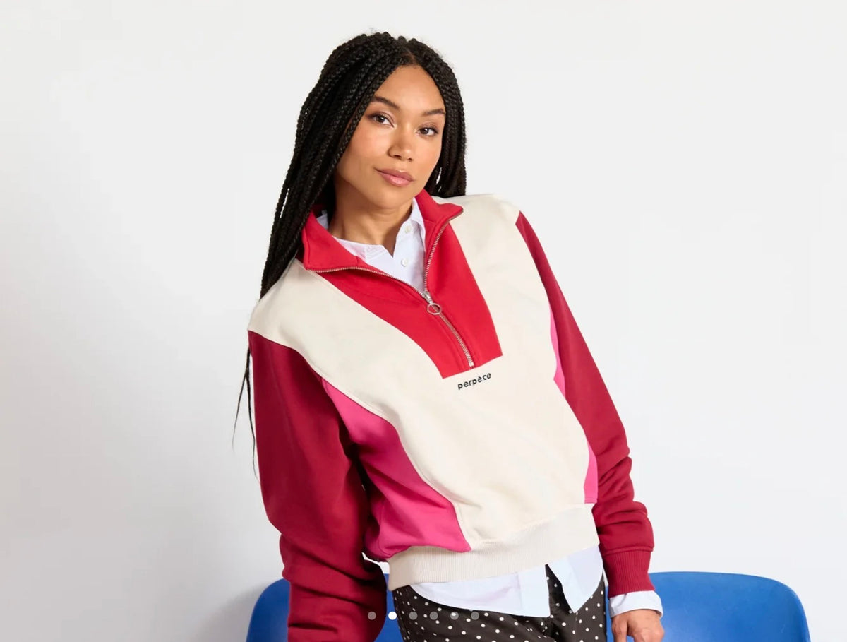 Sweat-shirt Emma rouge