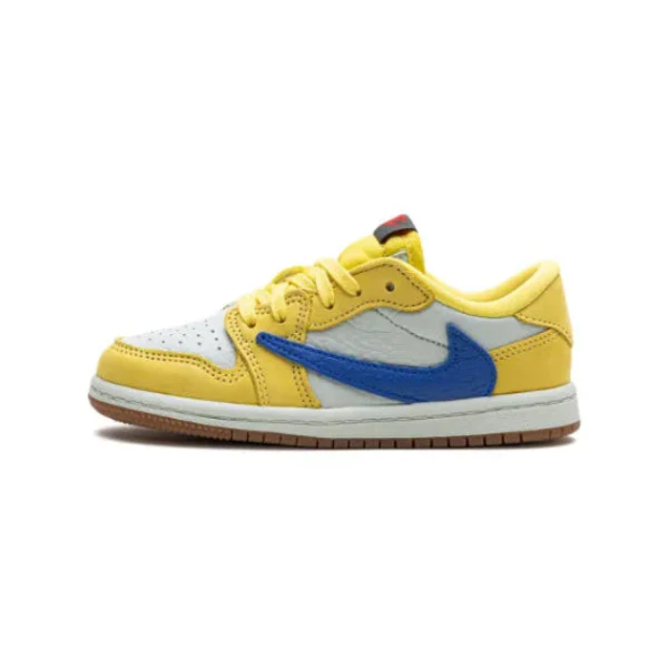 Air Jordan 1 Retro Low OG SP Travis Scott Canary Enfants et Bébés