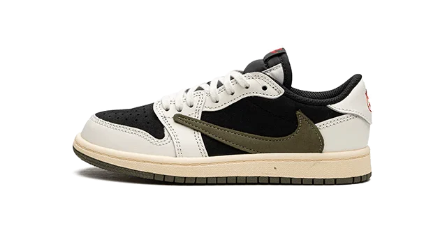 Air Jordan 1 Low OG SP Travis Scott Olive Enfants et Bébés