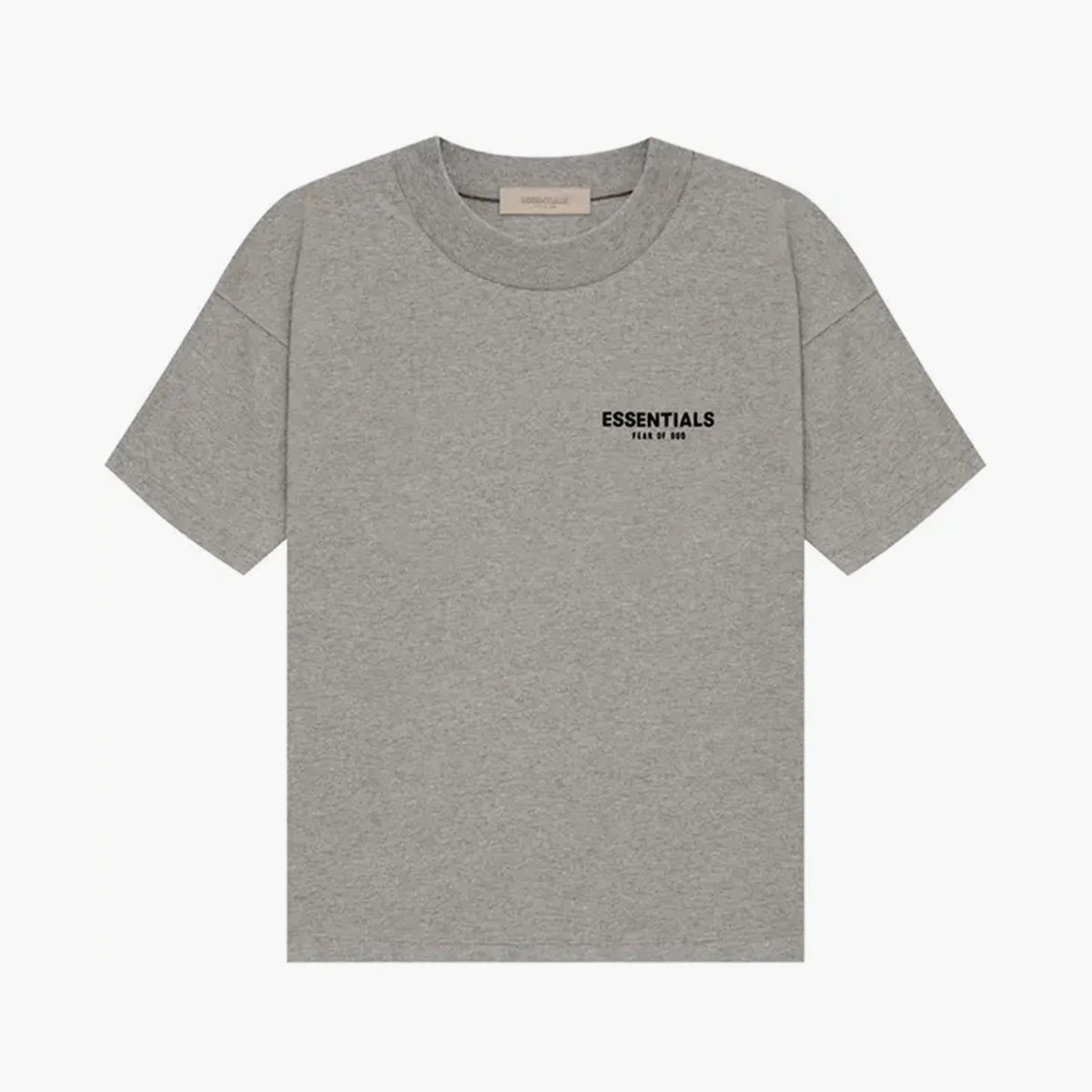 ESSENTIALS FEAR OF GOD T-SHIRT DARK OATMEAL GRIS FONCÉ