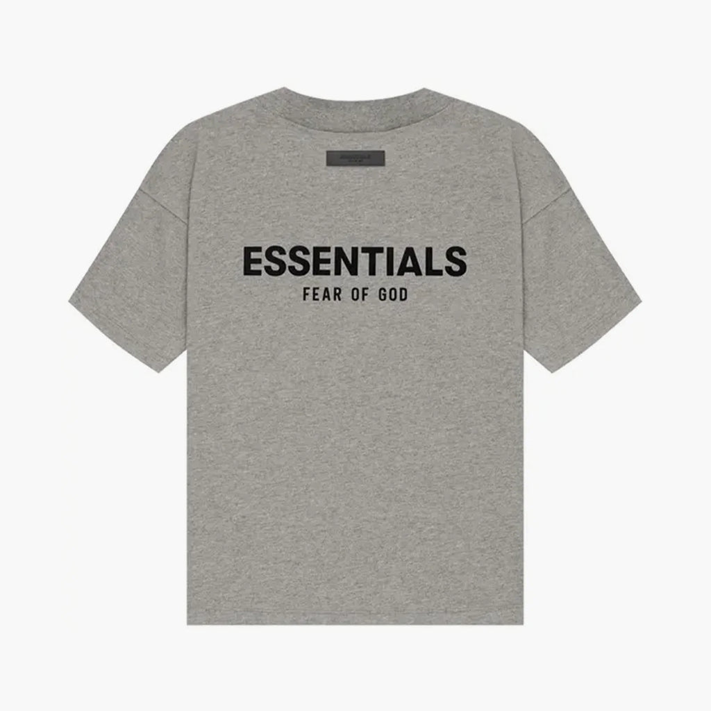 ESSENTIALS FEAR OF GOD T-SHIRT DARK OATMEAL GRIS FONCÉ