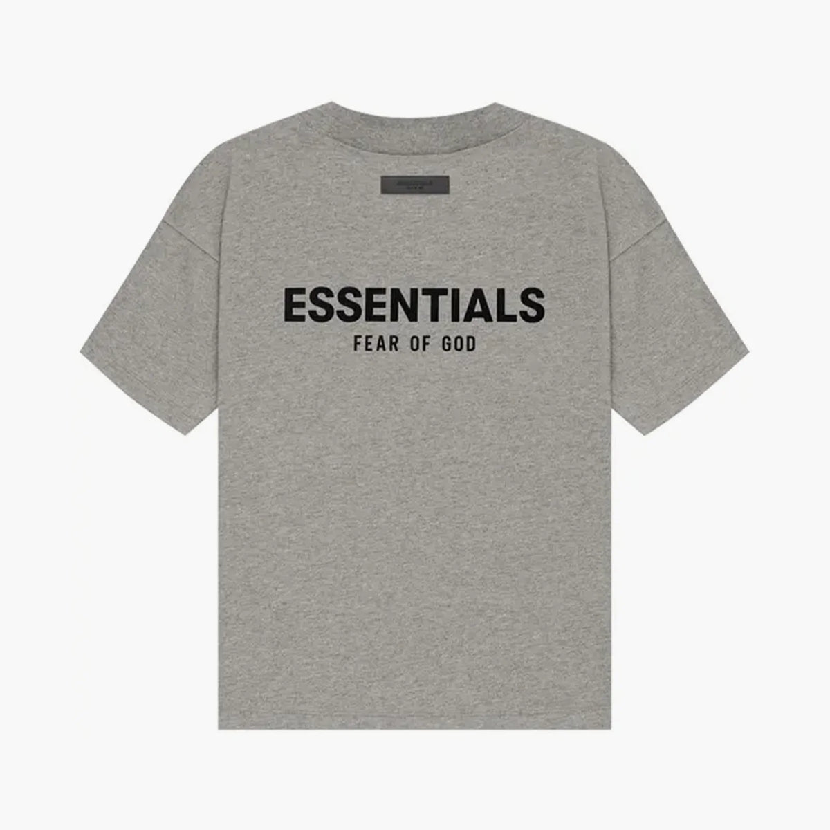 ESSENTIALS FEAR OF GOD T-SHIRT DARK OATMEAL GRIS FONCÉ
