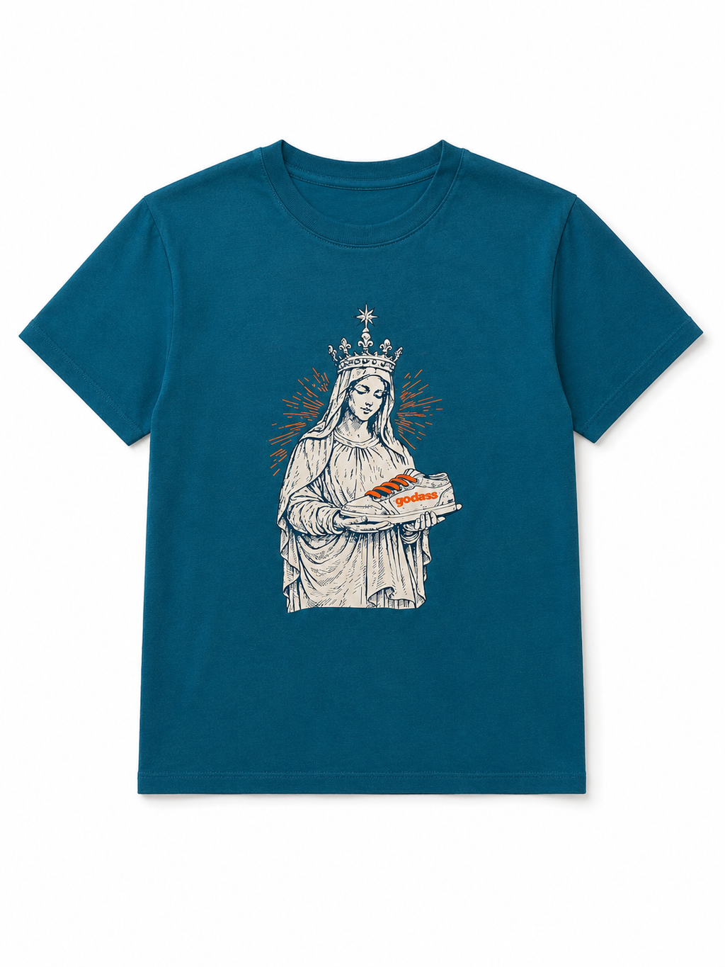 Teeshirt bonne mère bleu