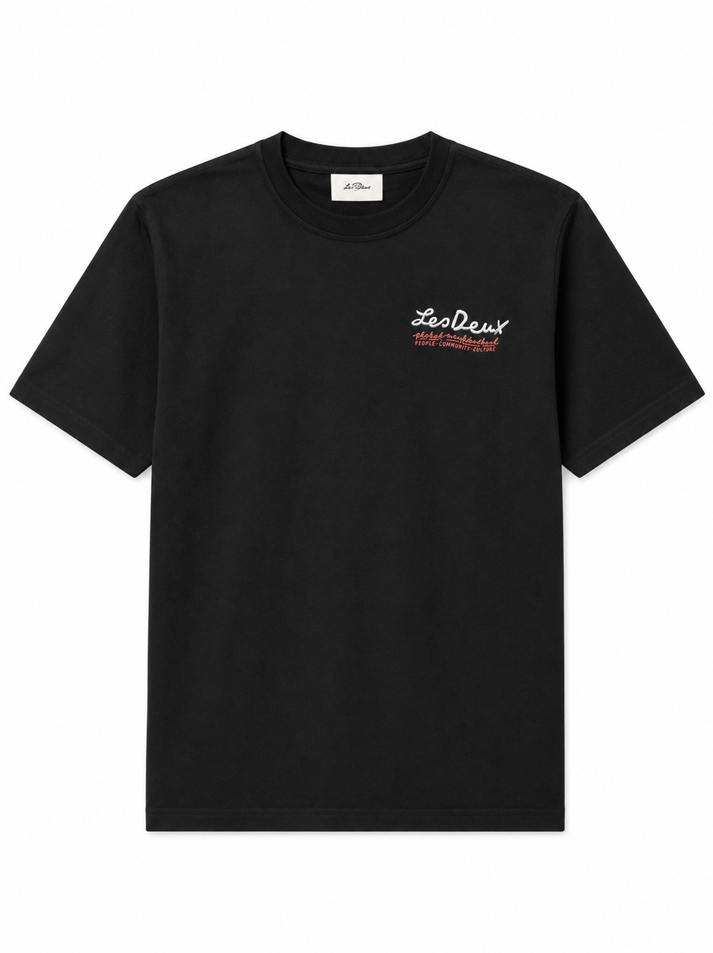 LES DEUX T SHIRT NOIR RURAL