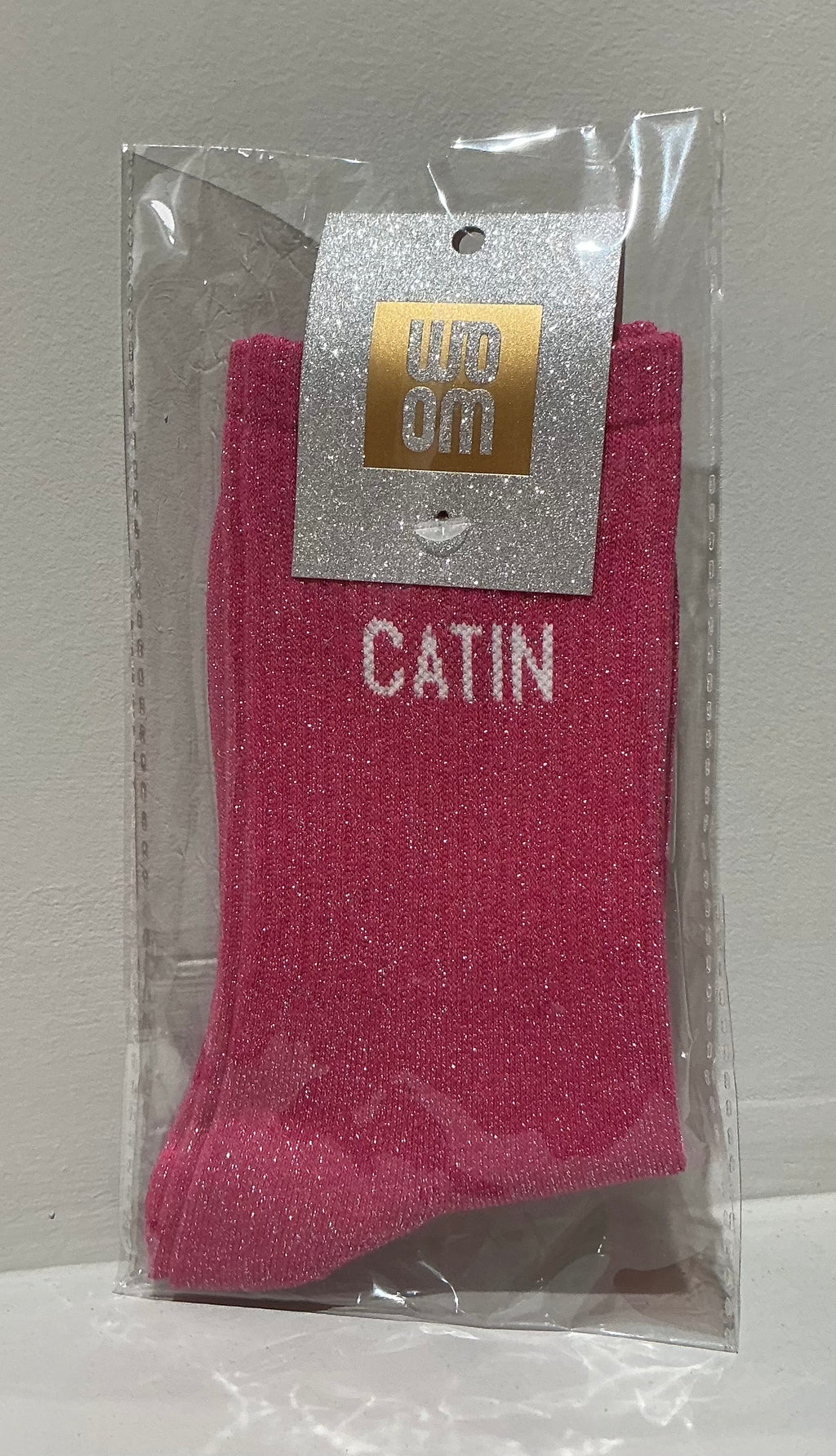 Chaussettes à paillettes catin
