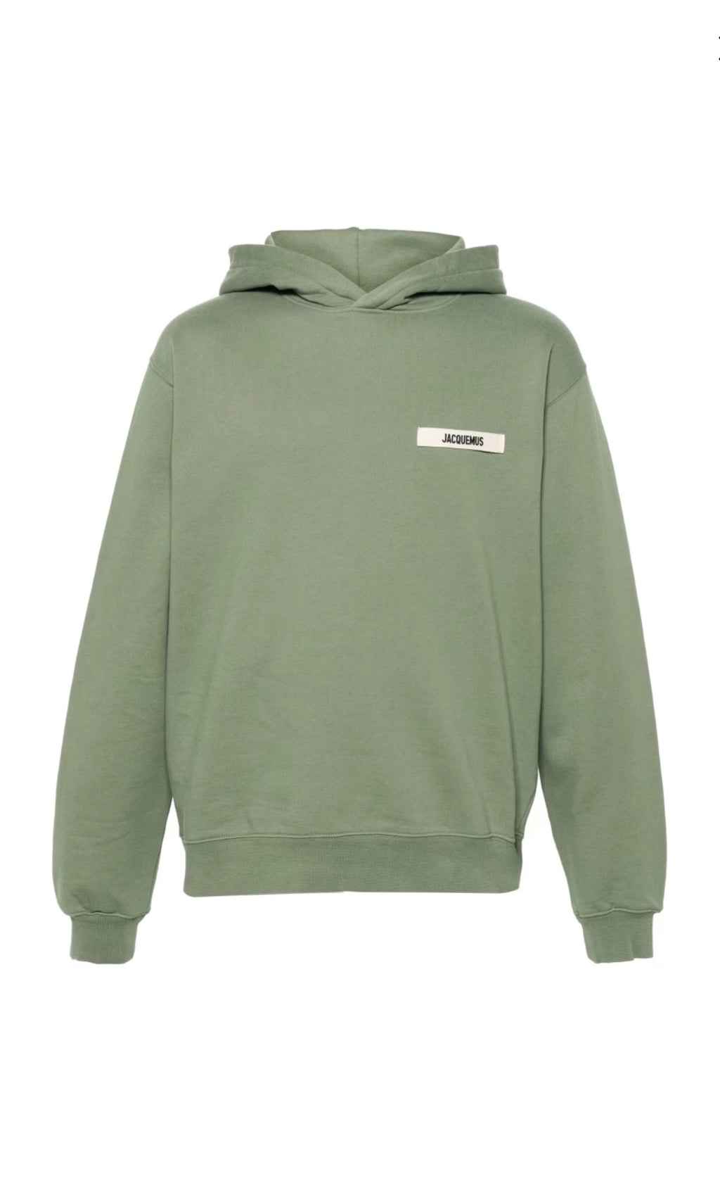 JACQUEMUS Hoodie Vert Gros Grain Élégant