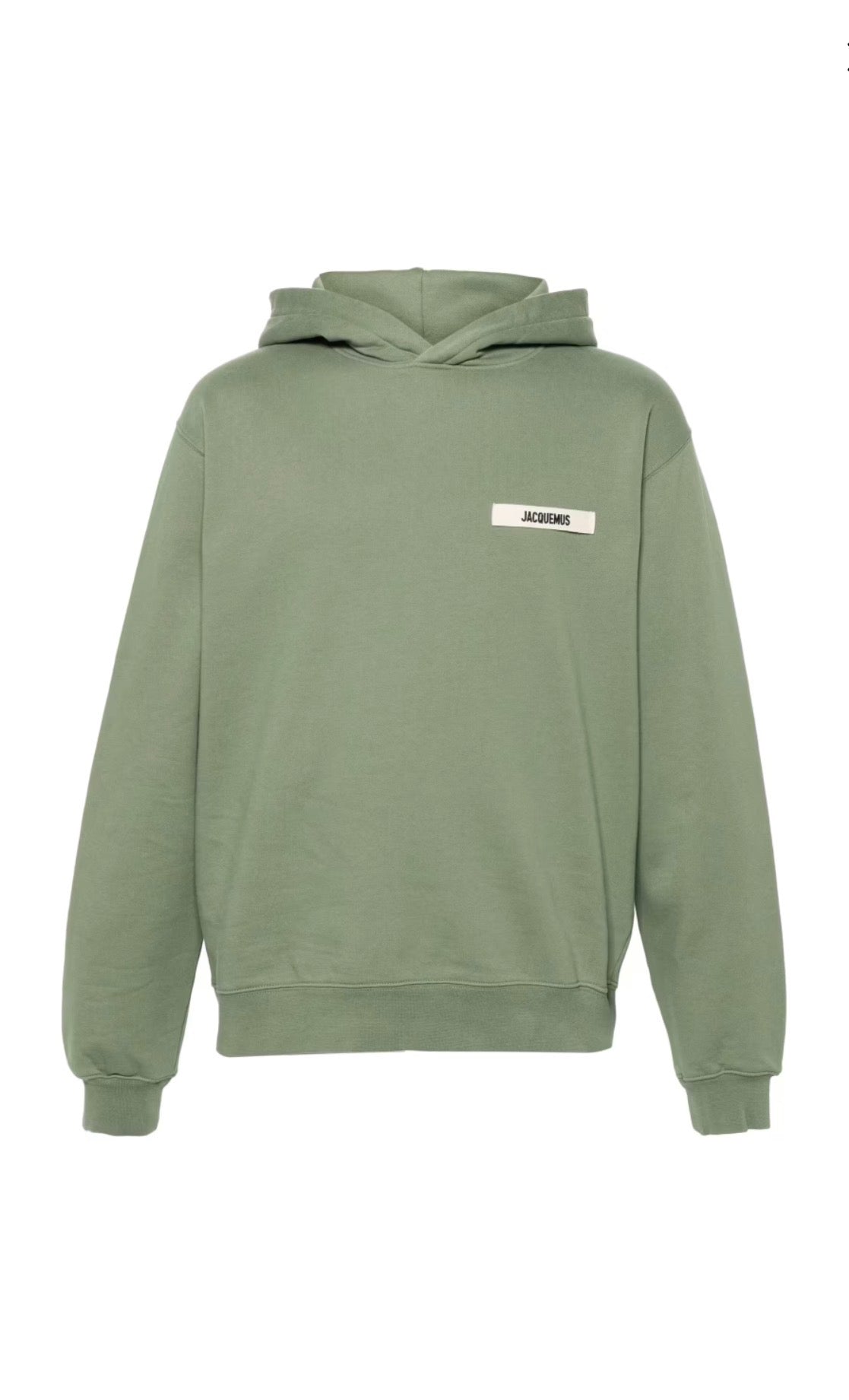 JACQUEMUS Hoodie Vert Gros Grain Élégant