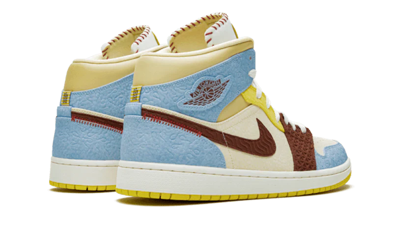Air Jordan 1 Mid Fearless maison Château Rouge