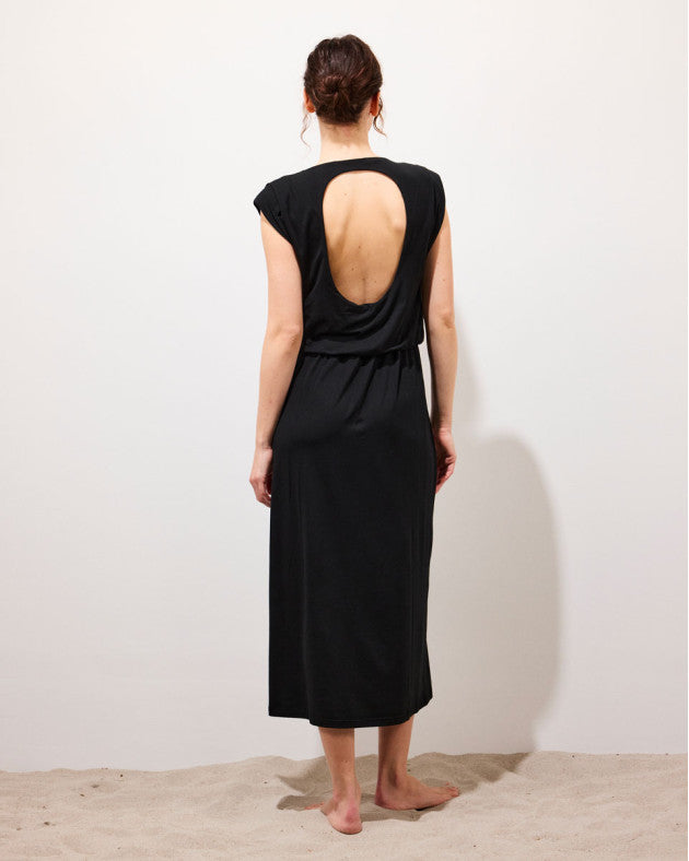 APPLE • Robe longue dos nu sans manches