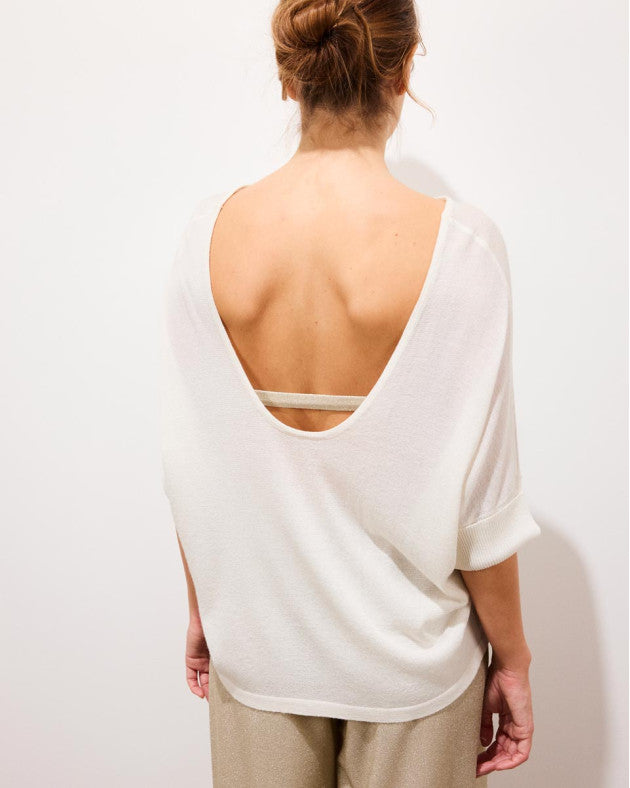 BUCKLEY • Pull oversize en maille irisée
