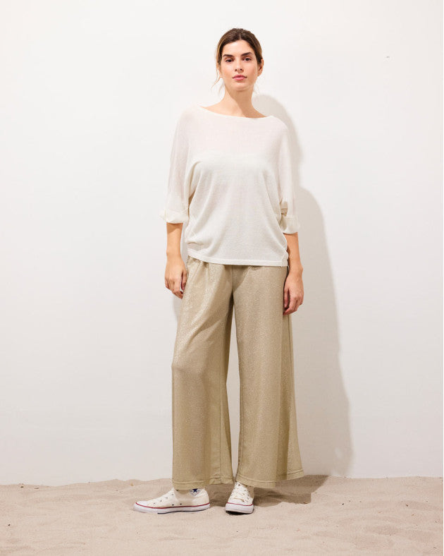 BUCKLEY • Pull oversize en maille irisée
