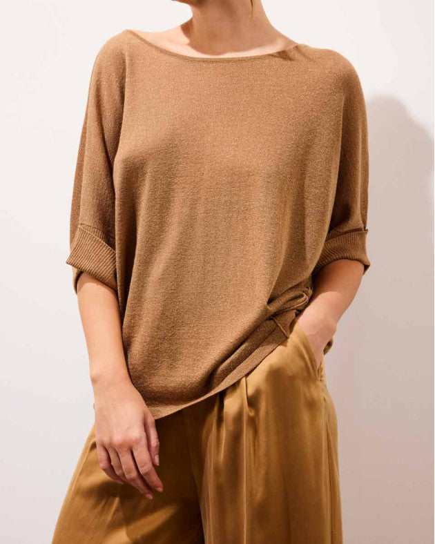 BUCKLEY • Pull oversize en maille irisée