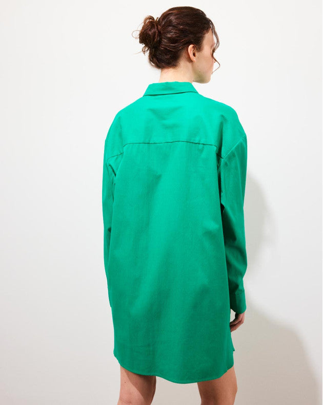 HANKS • Robe chemise courte en coton