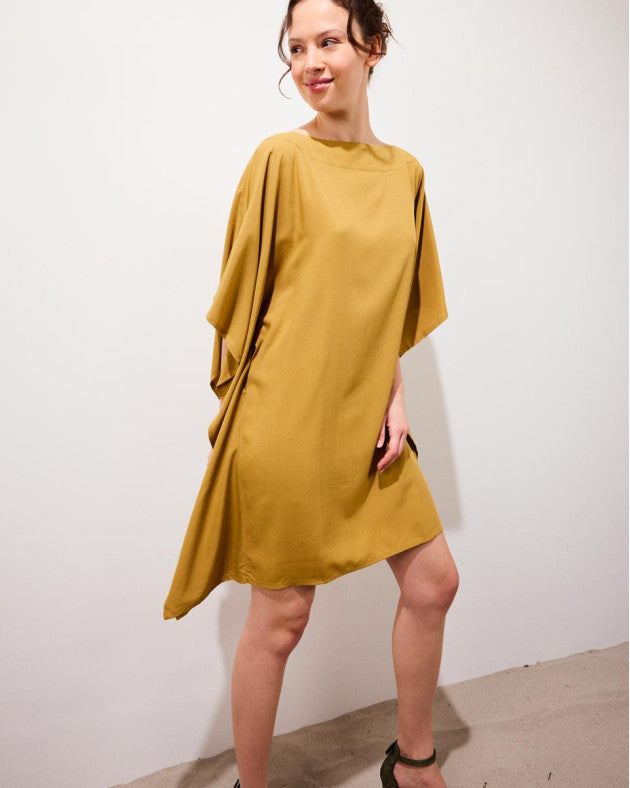Kimono robe coure camel