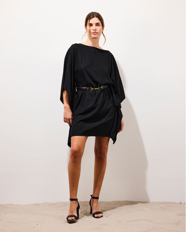 Kimono robe courte noire