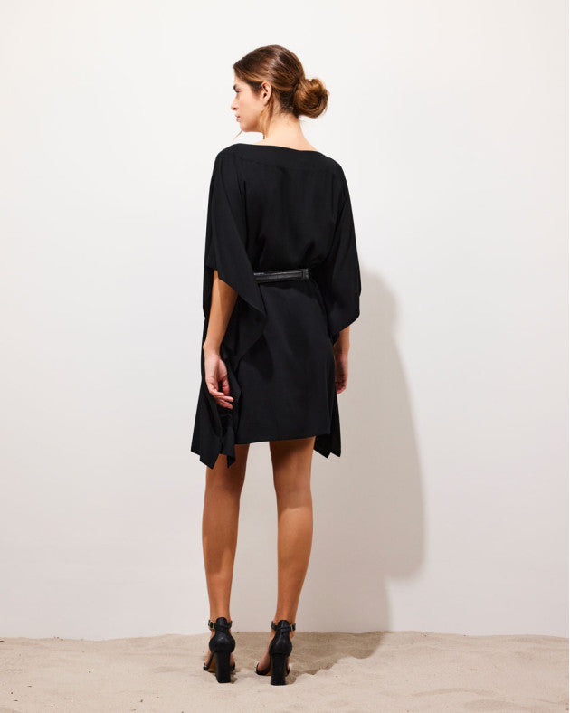 Kimono robe courte noire
