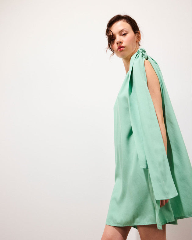 Kimono robe courte menthe
