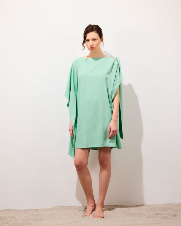 Kimono robe courte menthe