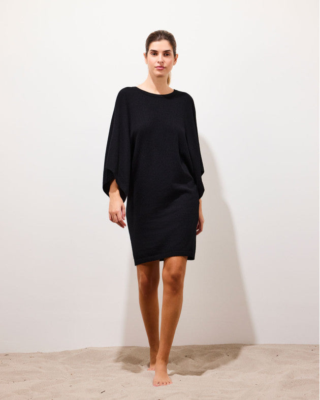 MARTIN • Robe courte en maille effet éponge